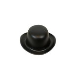 Bolhoed mini zwart plastic