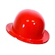 Bolhoed rood plastic kindermaat
