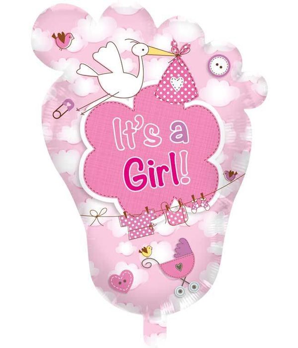 Folieballon It's A Girl