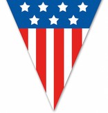 Vlaggenlijn 5 meter 10 vlaggen USA