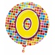 Verjaardags folieballon 0 jaar
