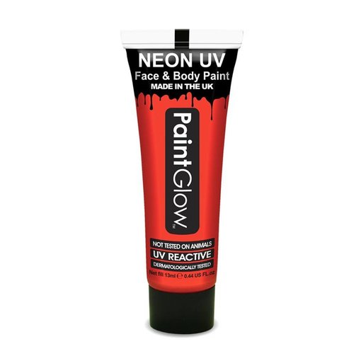 Neon Face & Body paint rood UV G.I.D 10ml