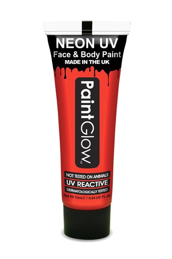 Neon Face & Body paint rood UV G.I.D 10ml