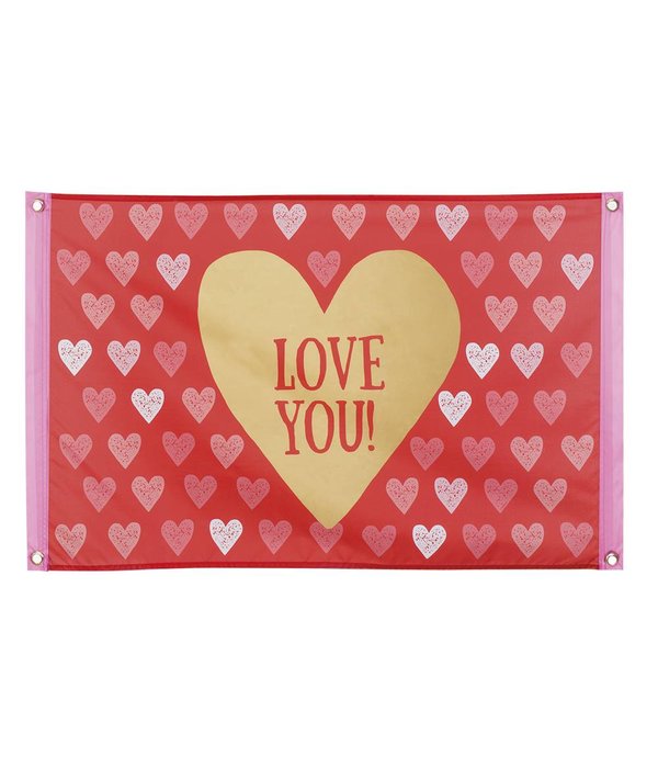Vlag 'love' 60x90cm