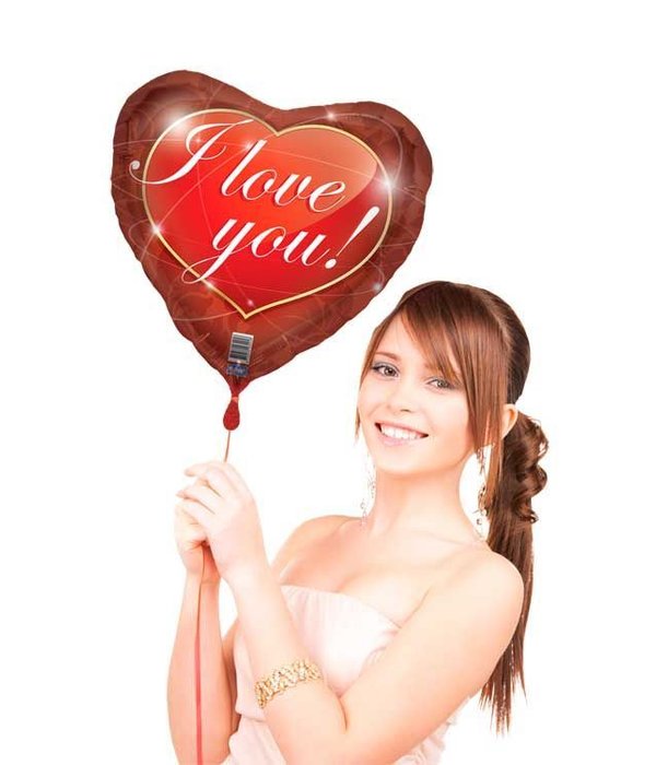 I Love You Folieballon