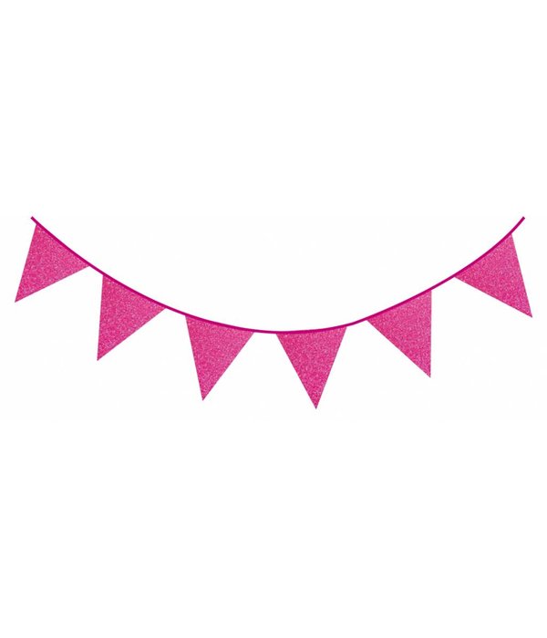 Glitterslinger fuchsia 6 meter