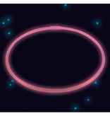 Glow In The Dark Ketting Roze 56cm