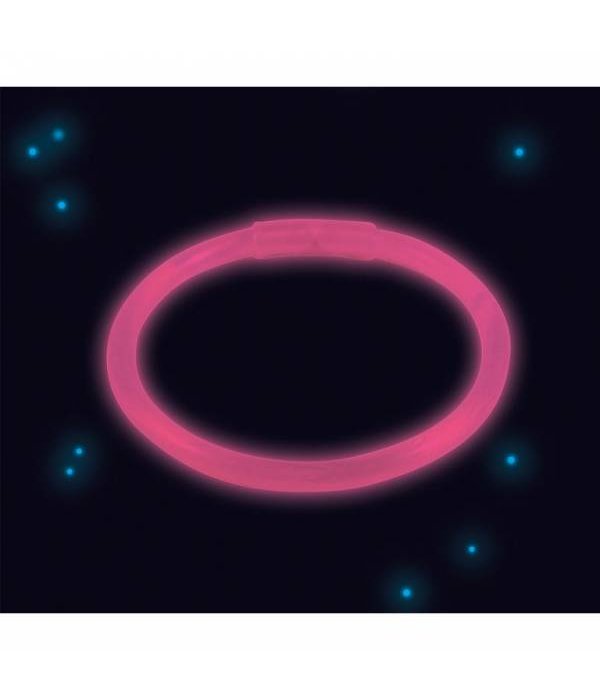 Glow In The Dark Armband Pink 20cm