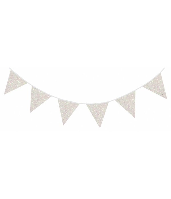 Glitterslinger Wit 6m