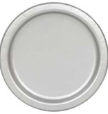 Zilveren feestborden 23cm (16st)