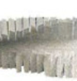 Crepe papier slinger zilver 6 meter