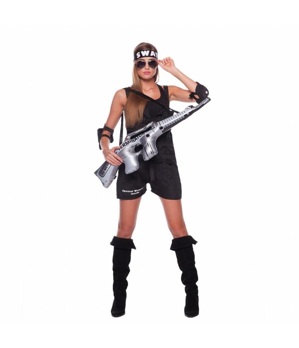SWAT Kostuum Vrouw 3-delig