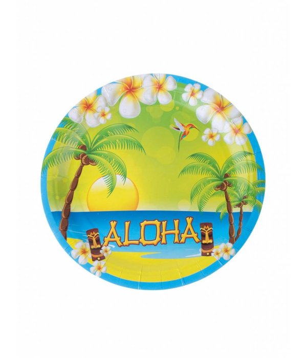 Aloha borden 8 stuks