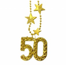 Goudkleurige ketting 50 jaar