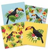 Toekan servetten Hawaii - 20 stuks