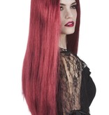 Pruik Heks Mahonie Rood