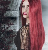 Pruik Heks Mahonie Rood