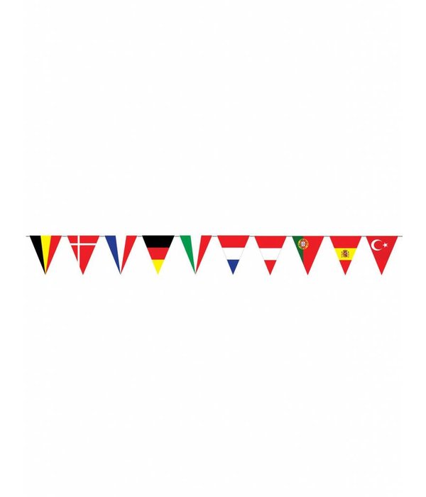 Vlaggenlijn Landen Europa - 5 meter