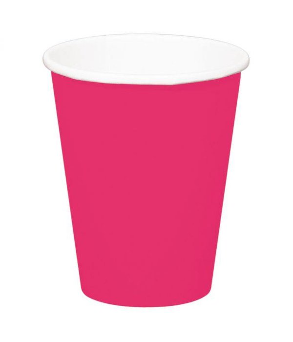 Bekers Magenta - 8 stuks