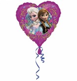 Folieballon Frozen Anne & Elsa Hart - 43 cm
