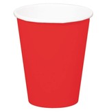 Bekers rood - 8 stuks