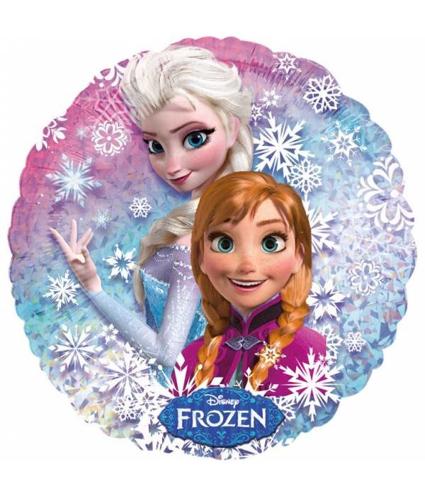 Folieballon Frozen Anne & Elsa Holografisch - 43 cm