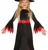Heksje zwart/rood kind