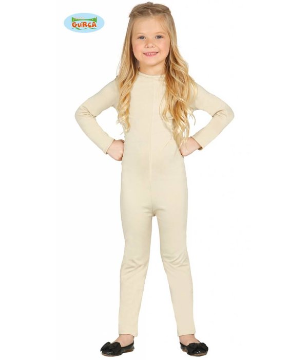 Bodysuit lichaamskleur kind Spandex
