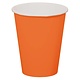Oranje bekers 350 ml - 8 stuks