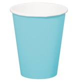 Bekers baby blauw - 8 stuks