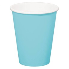 Bekers baby blauw - 8 stuks