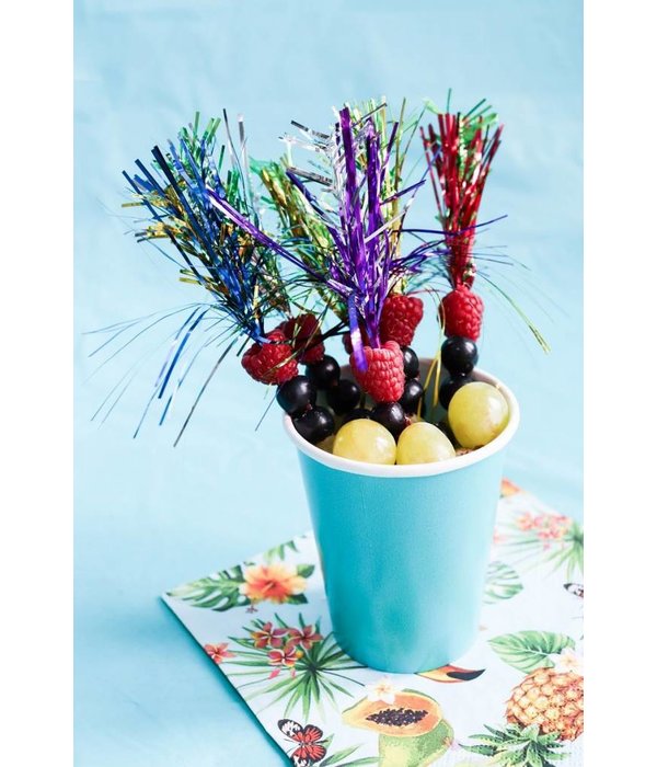 Bekers baby blauw - 8 stuks