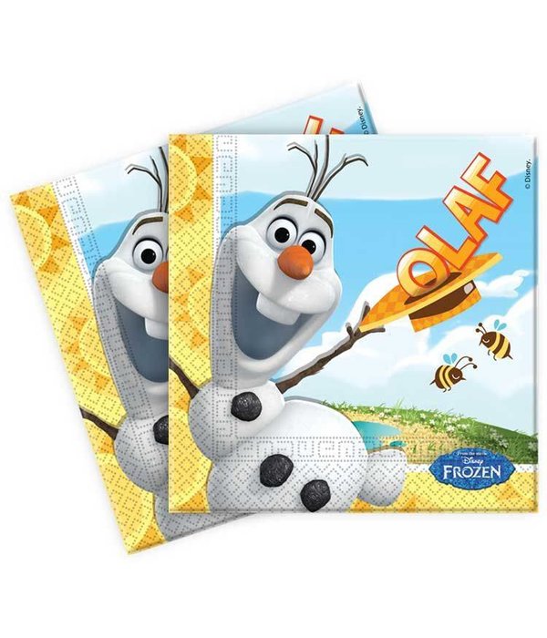 Olaf Frozen Servetten - 20 stuks