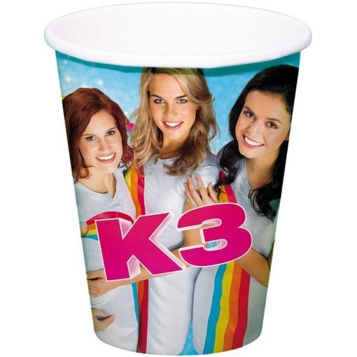 K3 Bekers 250ml 8 stuks