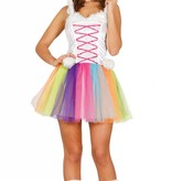 Unicorn kostuum dames 3-delig