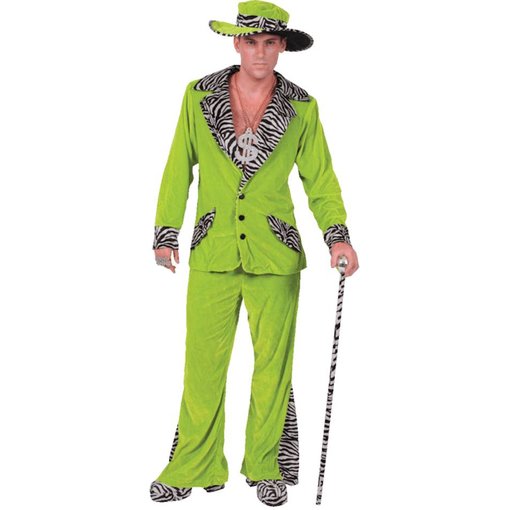 Pimp Kostuum Man Groen
