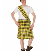 Schots Kostuum Man Geel 3-Delig