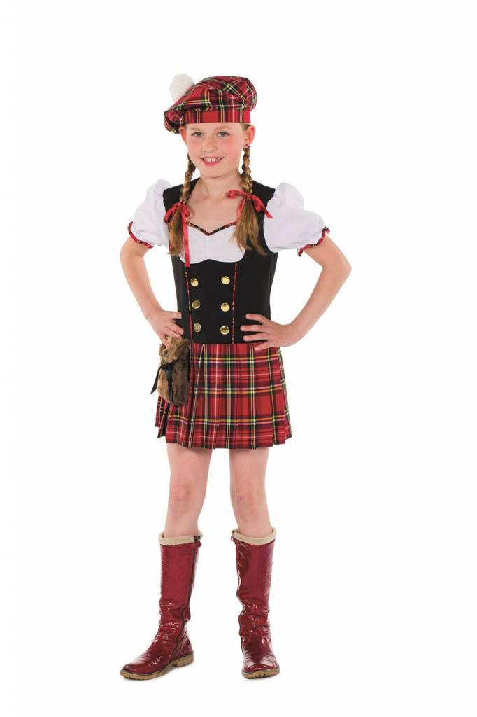 Schots jurkje meisje