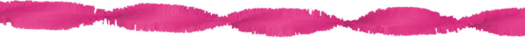 Crepe papier slinger hotpink 6 meter afbeelding