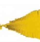 Crepe papier slinger geel 6 meter