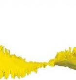 Gele Crepe Papier Slinger - 24 meter