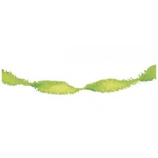 Crepe Papier Slinger Lime Groen - 24 meter