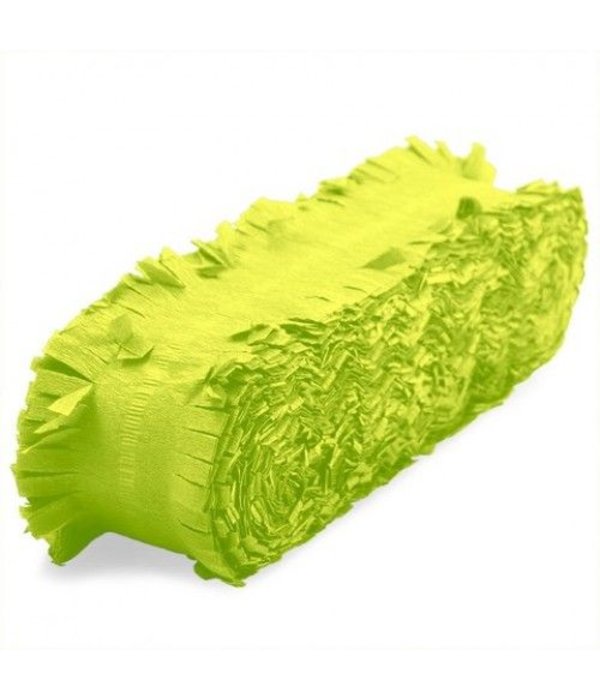 Crepe Papier Slinger Lime Groen - 24 meter
