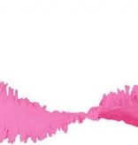 Roze Crepe Papier Slinger - 24 meter