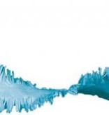 Lichtblauwe Crepe Papier Slinger - 24 meter