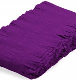 Paarse Crepe Papier Slinger - 24 meter