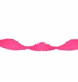Neon roze Crepe Papier Slinger - 18 meter