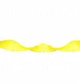 Neon gele Crepe Papier Slinger - 18 meter