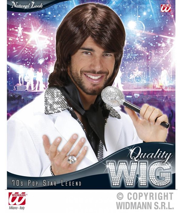 Pruik 70's popster Benny