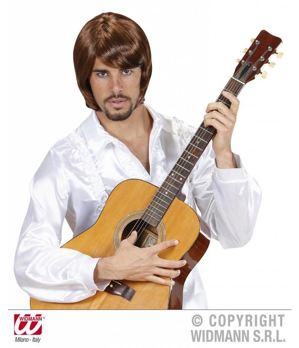 Pruik Popster 70's Bjorn